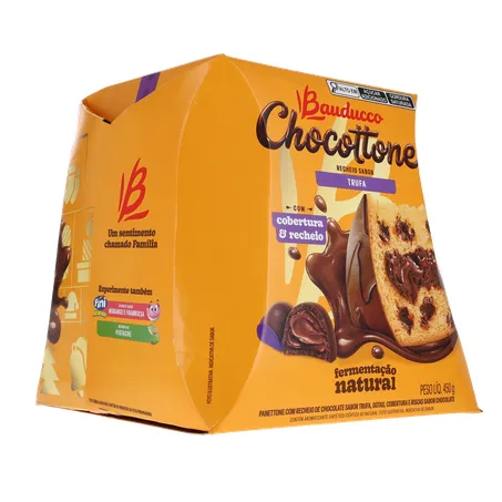 PANETTONE BAUDUCCO CHOCOTTONE TRUFA 500G 360-32
