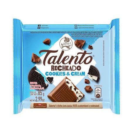 CHOCOLATE GAROTO 75G TALENTO 70% CACAU 