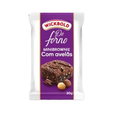 Minibrownie Avelãs Wickbold Do Forno Pacote 30G