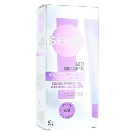 Máscara Concentrada De Tratamento Seda Mega Crescimento 90g 360-34