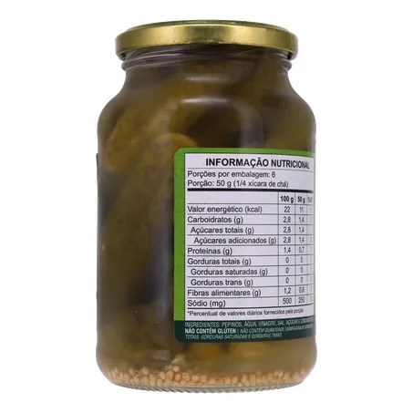 Pepino em Conserva Quintães Vidro 300G 360-23