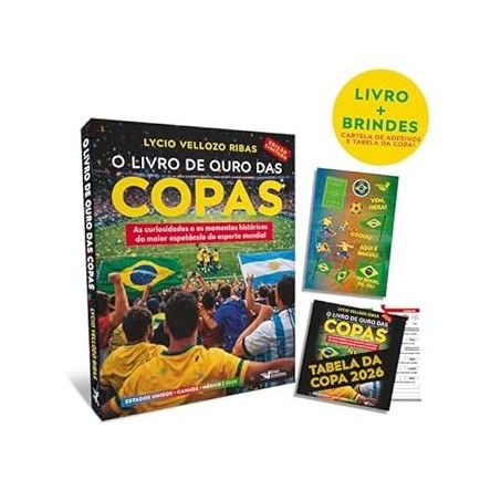 O LIVRO DE OURO DAS COPAS 2026 EDIÇÃO LIMITADA