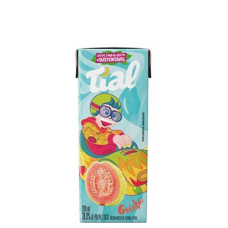 Suco Tíal Néctar Goiaba e Pera 200ml