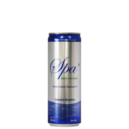 Água Mineral Spa Sem Gás Lata 350ml
