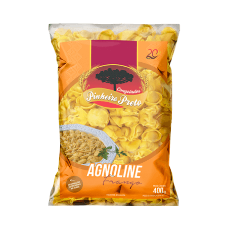 Agnoline pinheiro preto frango pacote 400g
