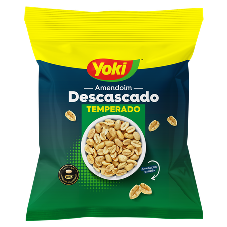 AMENDOIM YOKI DESCASCADO TEMPERADO 110G
