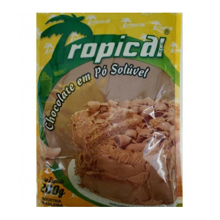 CHOCOLATE TROPICAL 200G EM PO   