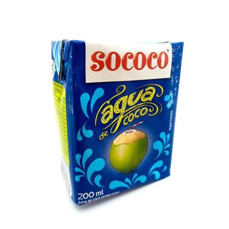 AGUA COCO SOCOCO 200ML TP CX 24.0