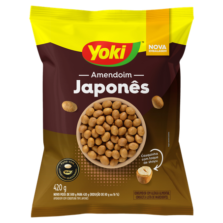 Amendoim Japonês Yoki com Toque de Shoyu 420G