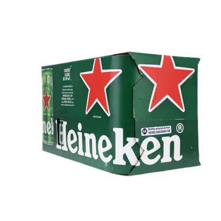 Cerveja Lager Heineken Puro Malte Lata 269ml - Pacote com 8un - 2.1lt 360-24
