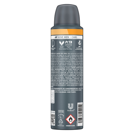 Dove Desodorante MenCare Aerosol Energy Boost 150ml 360-3