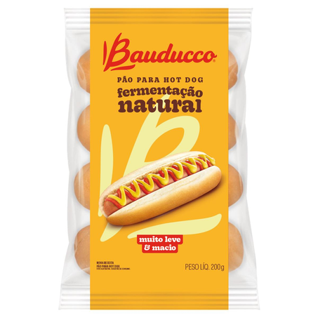 Pão Bauducco 200g - Hot Dog