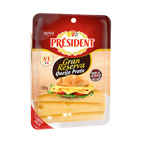Queijo presidente 150g prato gran reserva