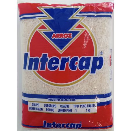 Arroz intercap branco t1 1kg