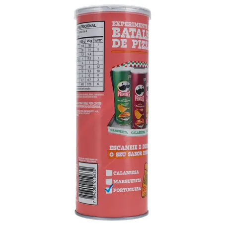 Salgadinho Pringles Batata Portuguesa Tubo 105g 
  360-19