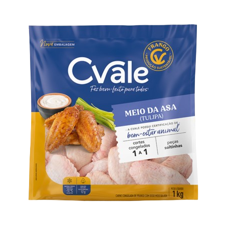 MEIO DA ASA IQF C. VALE 1 KG                      