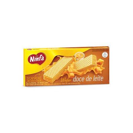 Wafer ninfa 84g sabor doce de leite