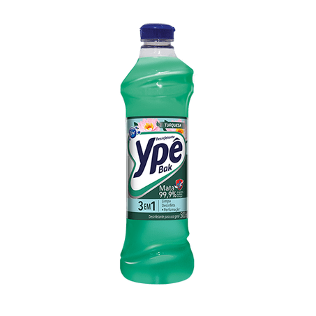 DESINFETANTE YPE BAK TURQUESA 500ML