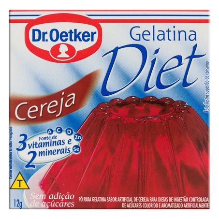 GELATINA EM PÓ CEREJA DIET DR. OETKER