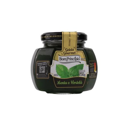GELEIA BOM PRINCIPIO GOURMET MENTA E HORTELA 250G  360-58