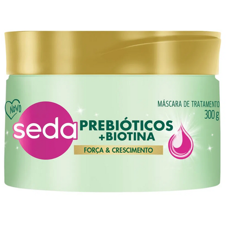 Máscara de tratamento força e crescimento seda 300g