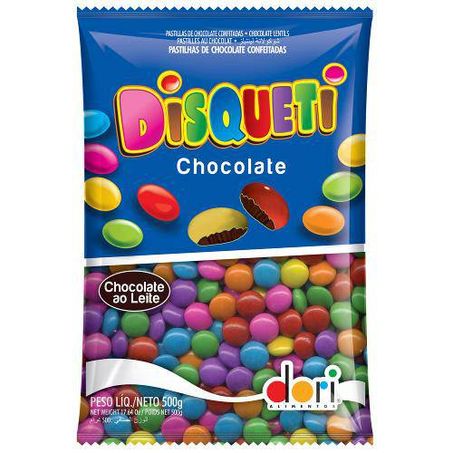 Choc Dori Disqueti 500g Ao Leite