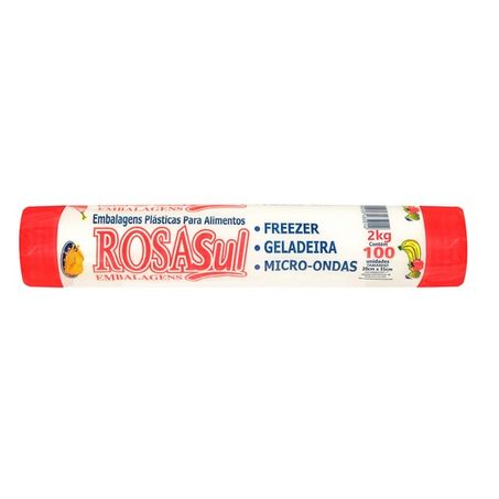 Embalagem plastica rosasul 2kg c/100