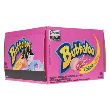 Chicle Bubbaloo Tutti Frutti 60 Unidades 5g 360-32