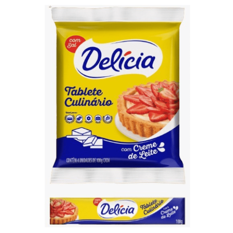 Tablete culinário delícia 400g