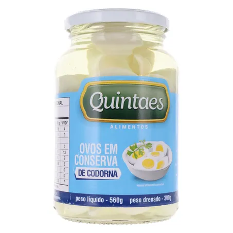 Ovos de codorna quintaes 300g 360-35