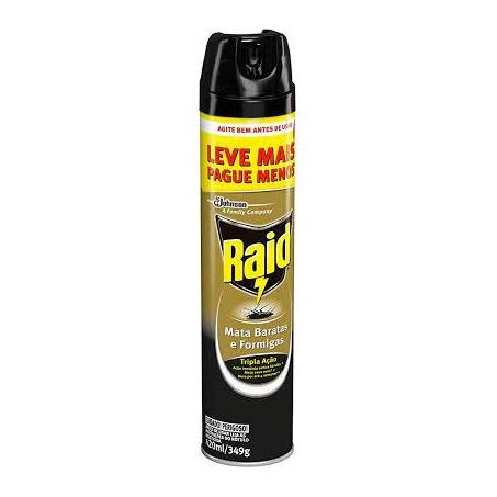 INSETICIDA AERO RAID TRIPLA ACAO 420ML (063596)