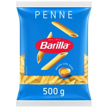 Massa penne c/ovos barilla 500g