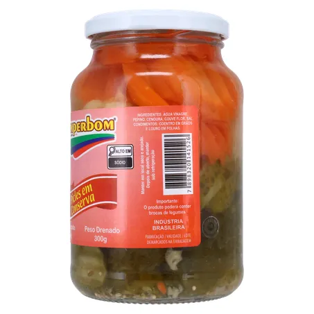 Picles temperbom 300g 360-6