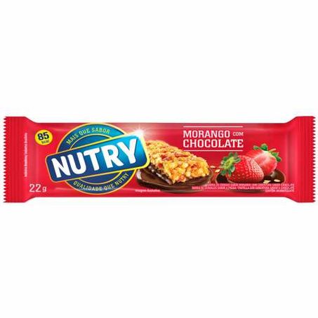 Barra nutry morango/choc 22g