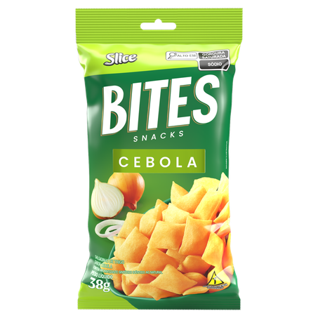 Salgadinho de Cebola Bites Slice 38g