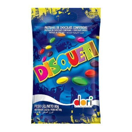 Chocolate Disqueti Dori Vice Versa Embalagem 80G