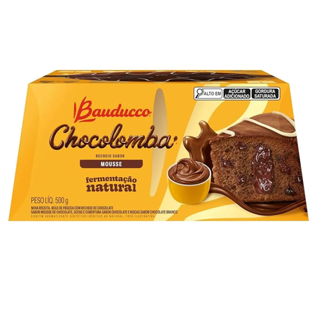 COLOMBA PASCOA BAUDUCCO MOUSSE 500GR