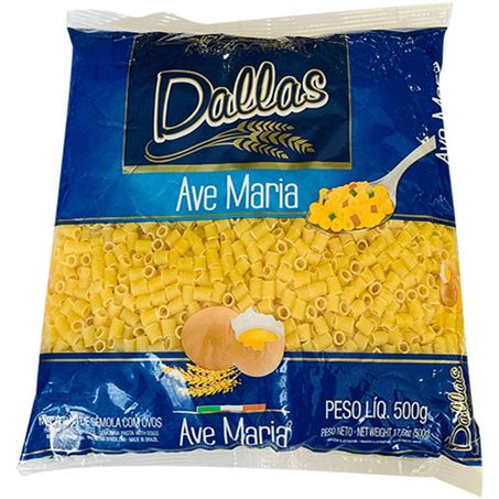 Macarrão de Sêmola Ave Maria Todeschini com Ovos Pacote 500G