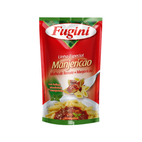 MOLHO TOMATE FUGINI MANJERICÃO SC 300G