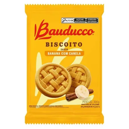 BISCOITO AMANTEIGADO BANANA E CANELA BAUDUCCO 354G