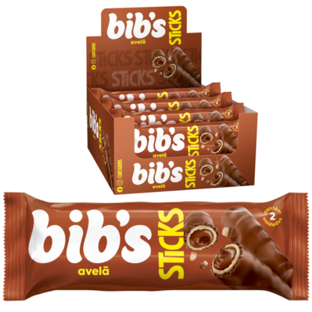 Chocolate neugebauer bibs sticks 32g avela