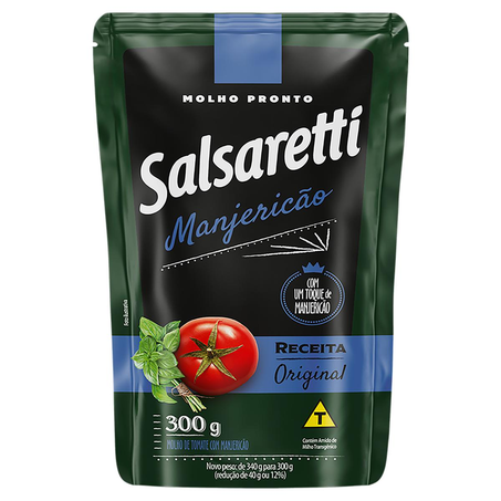 Molho de Tomate Salsaretti 300g - Manjericão