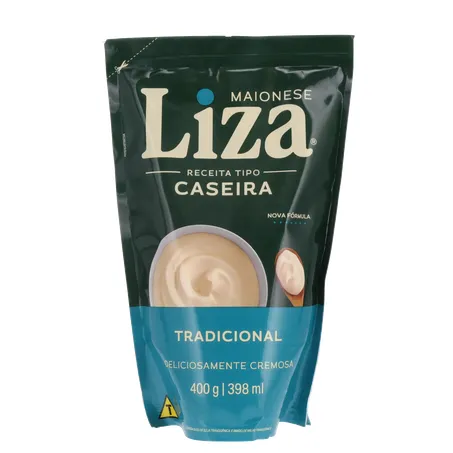 MAIONESE LIZA CASEIRA SACHET 400G