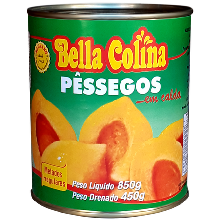 Pêssego Calda Bella Colina Metades Lata 450g 
 