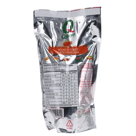 Molho Tomate Quero Parmegiana Sachê 300g 
  360-2