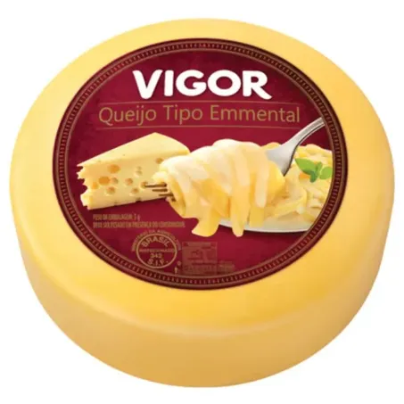 Queijo Emmental Vigor Kg Pedaco