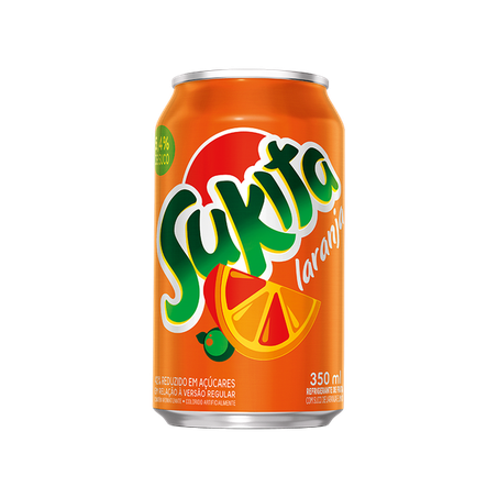 Refrigerante sukita laranja 350ml