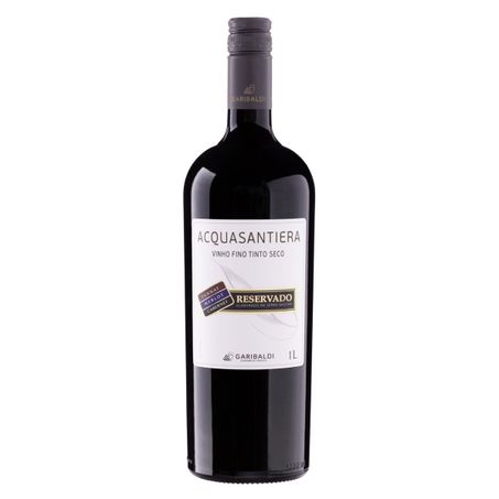 VINHO TINTO SECO RESERVADO ACQUASANTIERA TANNAT MERLOT CABERNET