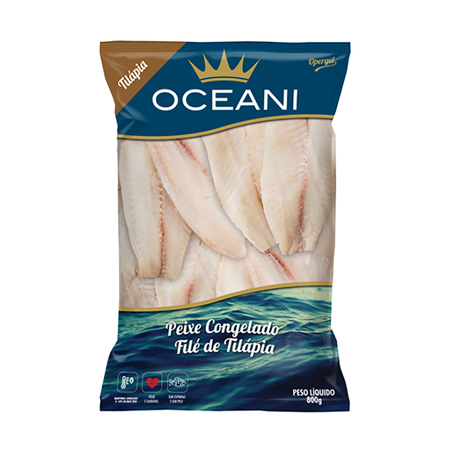 Filé de peixe oceani tilápia 400g