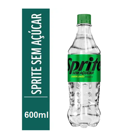 REFRIGERANTE SPRITE SEM AÇÚCAR 600ML